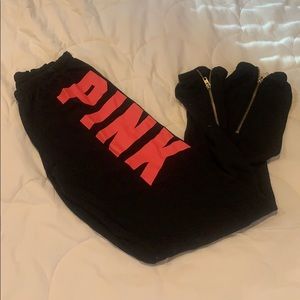 Black Victoria Secret’s Pink Sweatpants